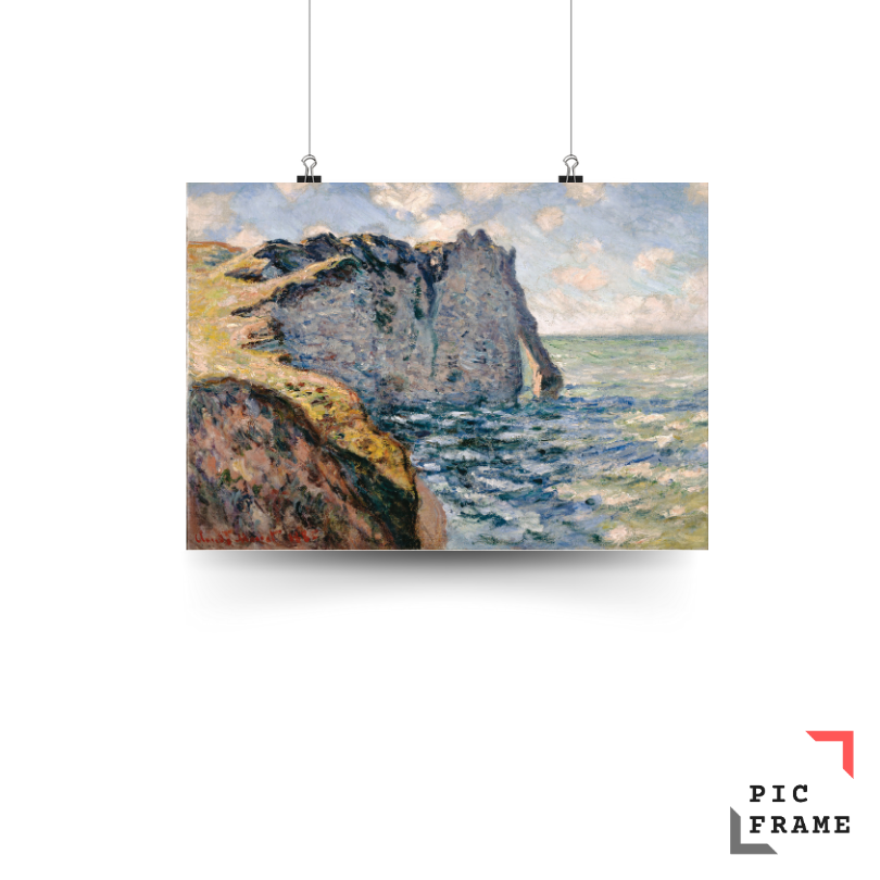 The Cliff of Aval, Etrétat (1885)