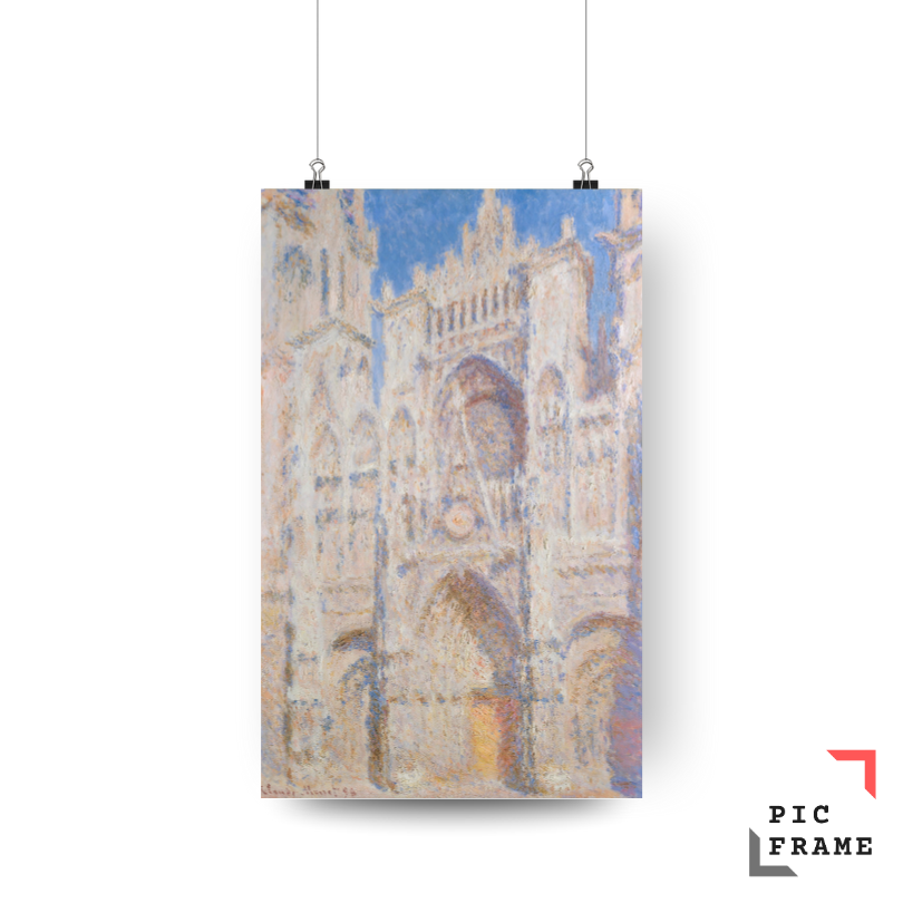 Rouen Cathedral, West Facade, Sunlight