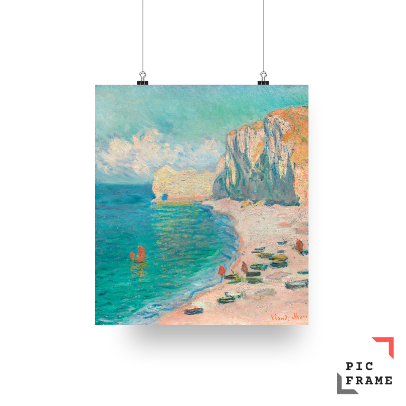 The Beach and the Falaise d'Amont