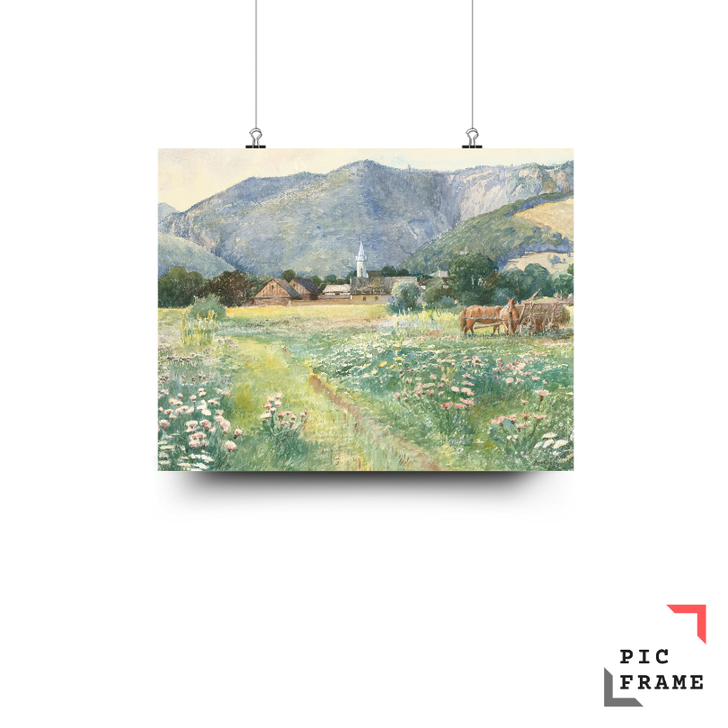 Landscape with a Blooming Meadow