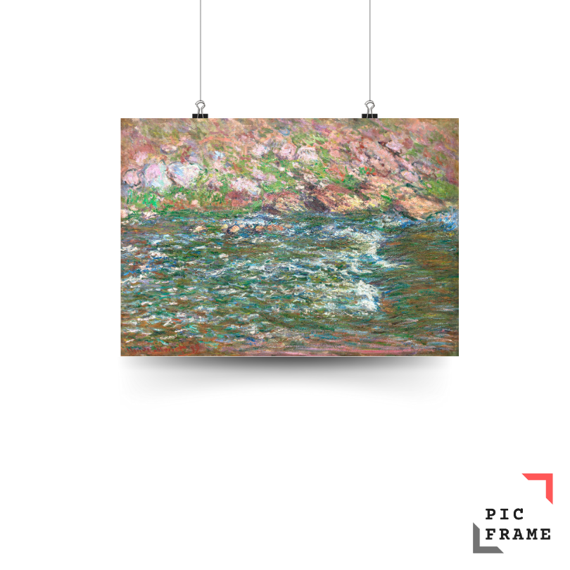 Rapids on the petite Creuse at fresselines by Claude Monet