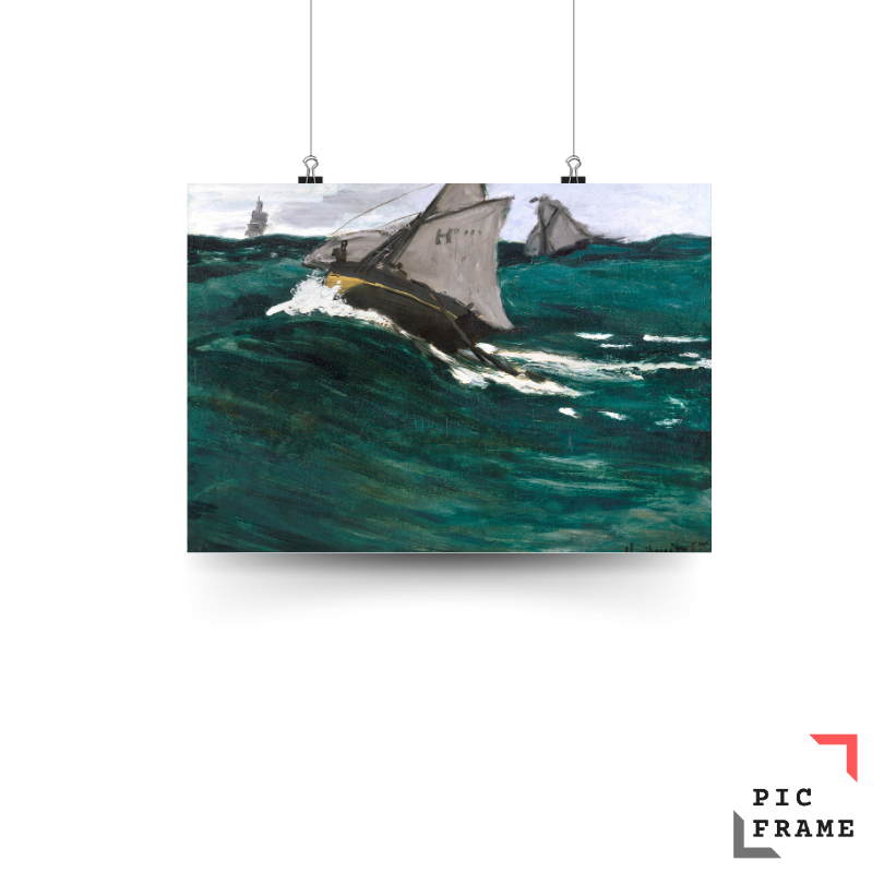 The Green Wave (1866–1867) by Claude Monet