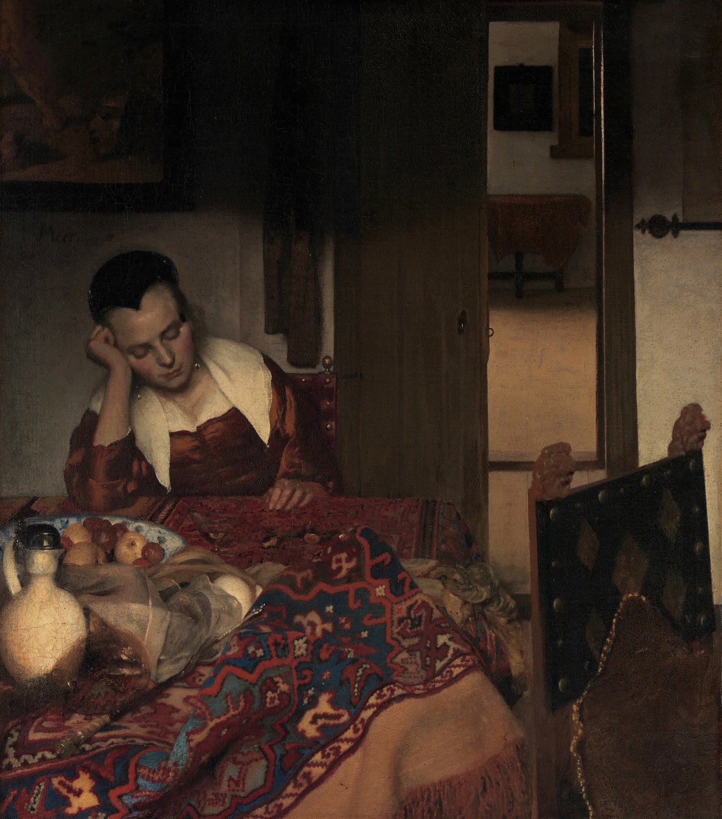A Maid Asleep (ca. 1656–57)