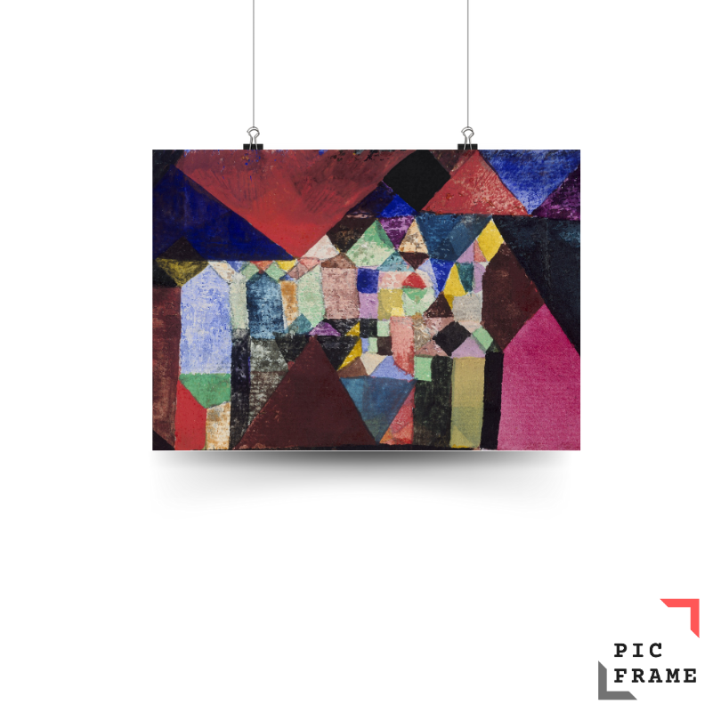 Municipal Jewel (1917) by Paul Klee