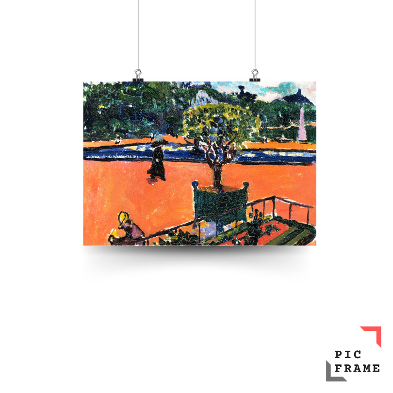 In the Luxembourg Gardens (1910 - 1912) Henry Lyman Sayen