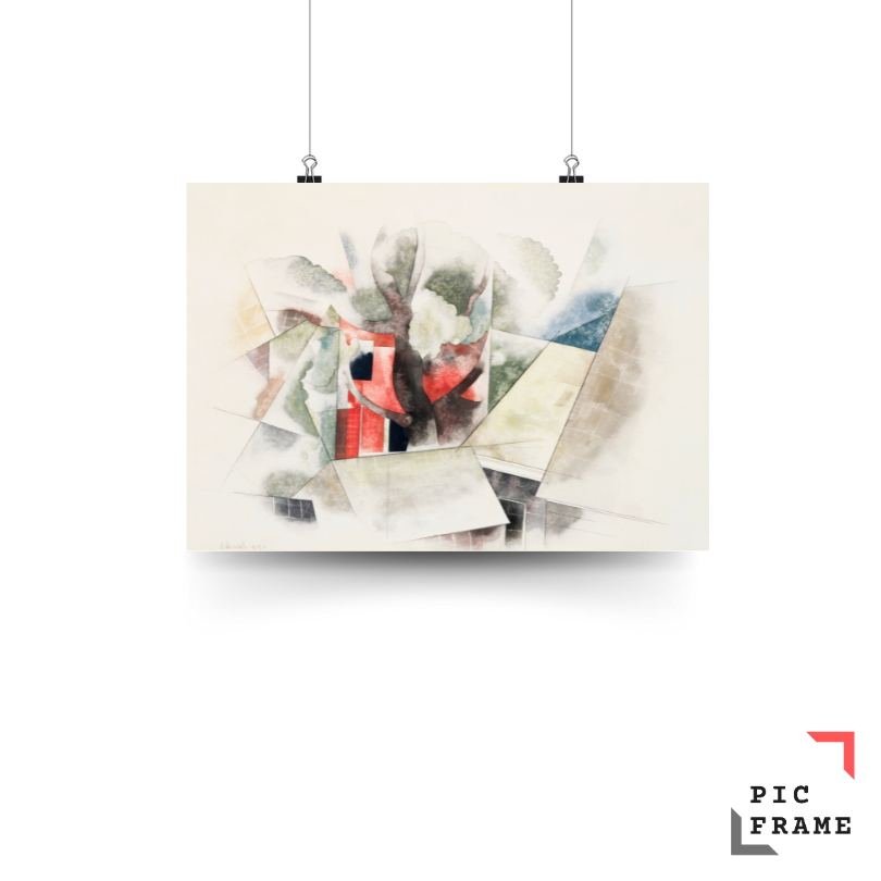 Charles Demuth_s Rooftops and Fantasy (1918)