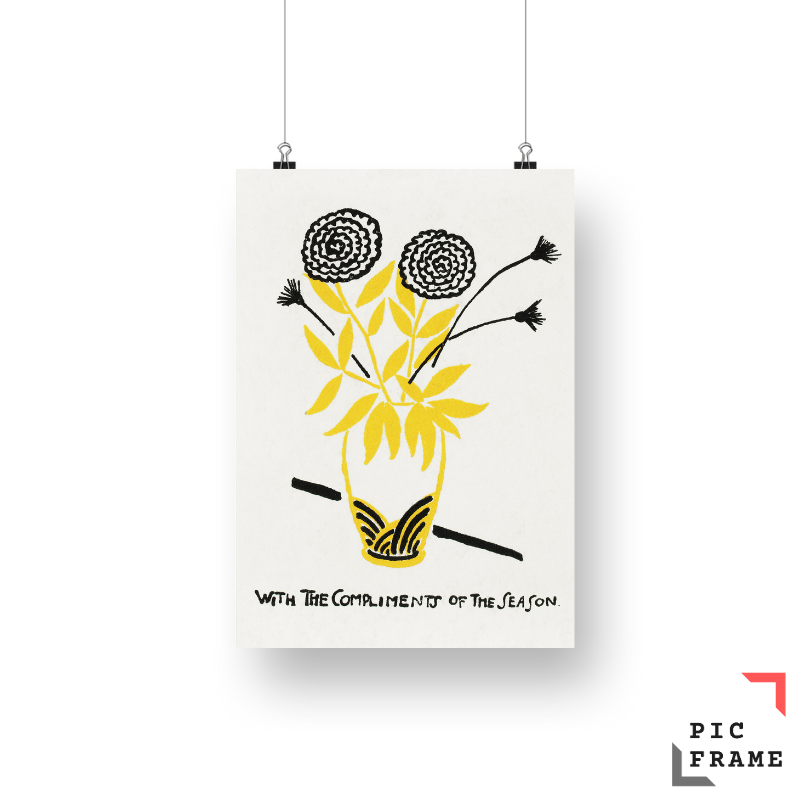 With the Compliments of the Season (Design no. 3) Henry Lyman Sayen