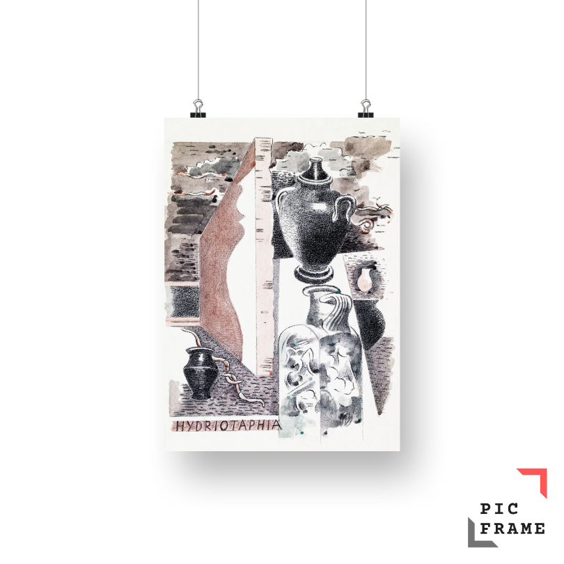 Design for Urne Buriall–Water Hath Proved the Smartest Grave, (1932) by Paul Nash