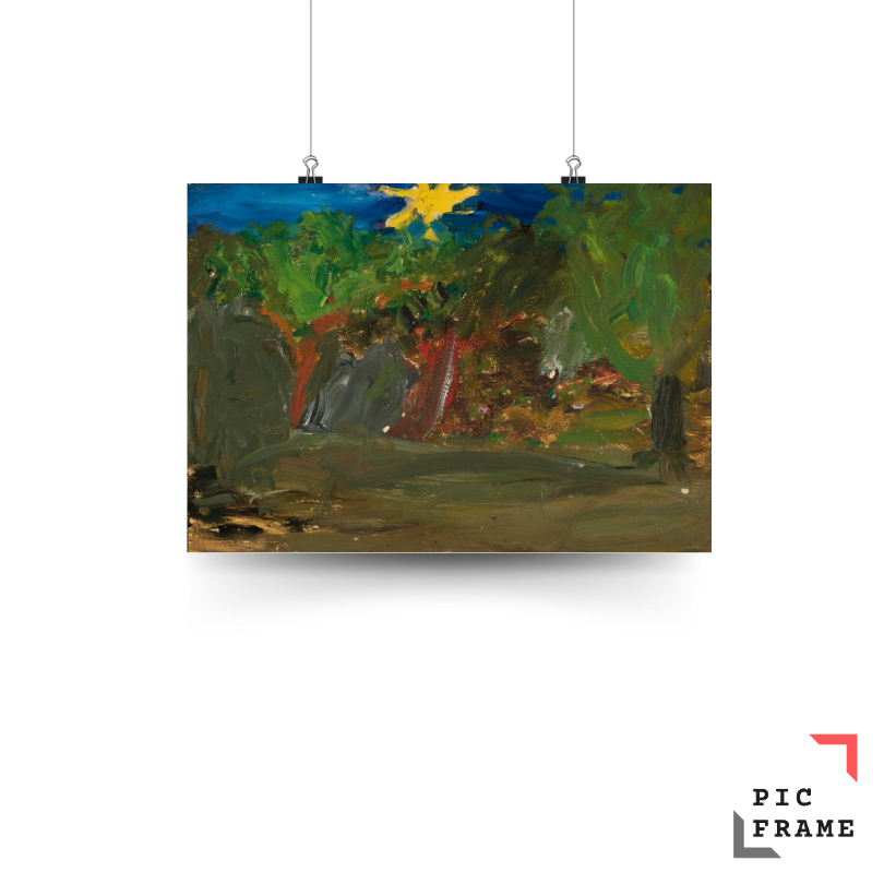 Sun over a garden by Tadeusz Makowski