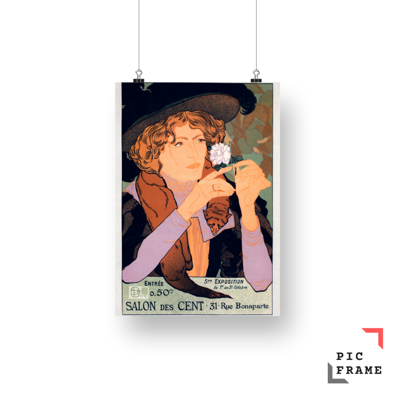 Affiche pour le Salon des Cent, 5e Exposition d_Art (1896) by Georges de Feure