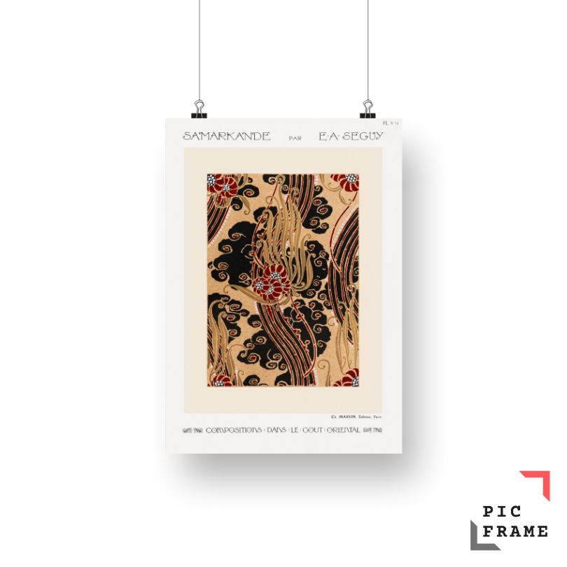 20 Color Compositions in the Oriental Style) by E. A. Séguy 20