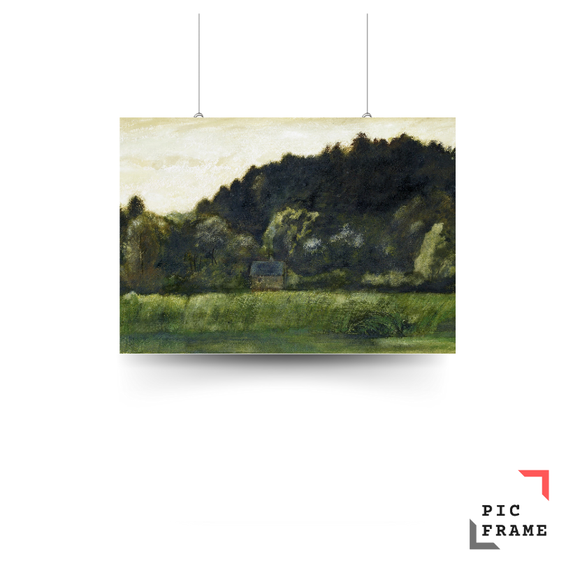 Landscape - Study painting by Sir Edward Burne–Jones 2