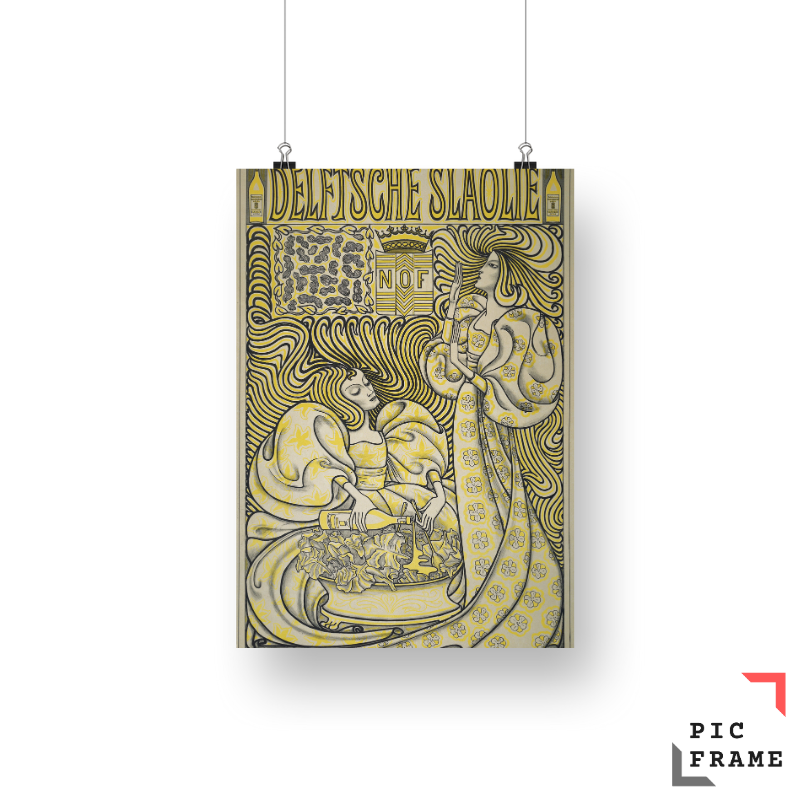 Poster for Delft Salad Oil (1894) by Jan Toorop