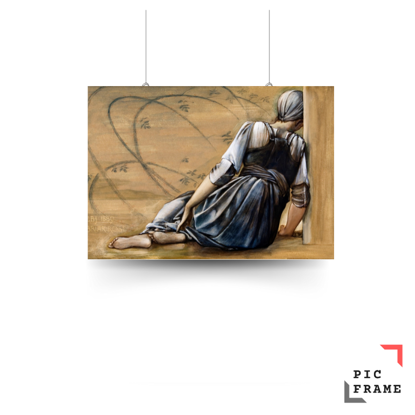 The Briar Rose Series - Study for _The Garden Court_ (1889) by Sir Edward Burne–Jones