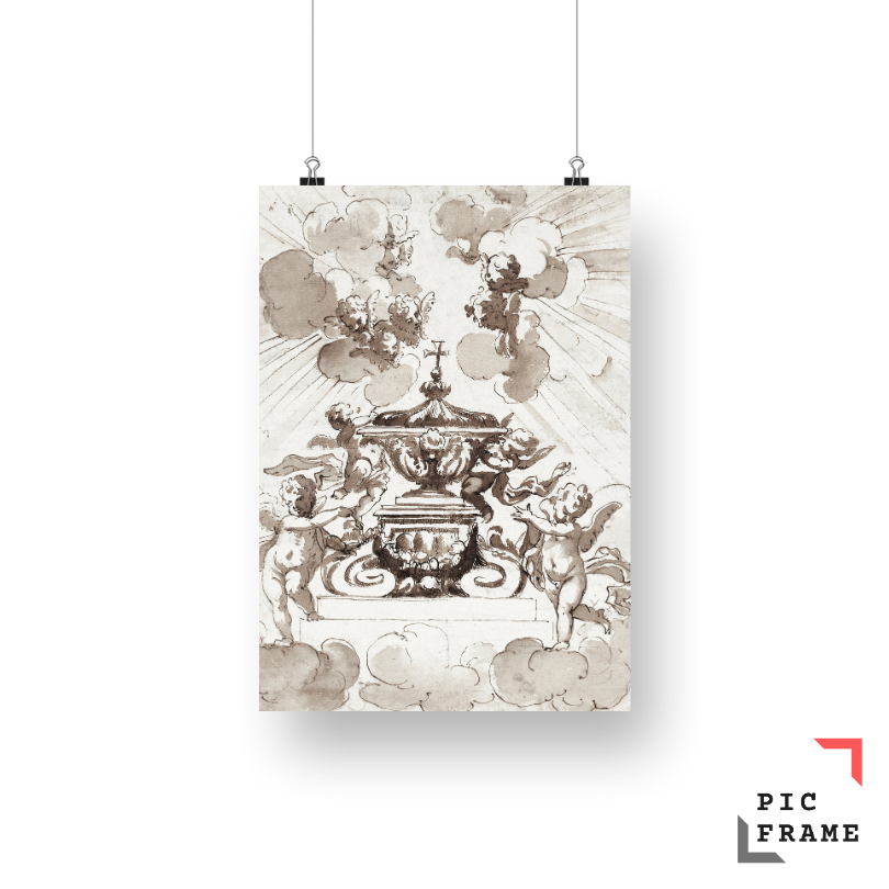 Glorification of the host (ca. 1700) by Italian 18th Century