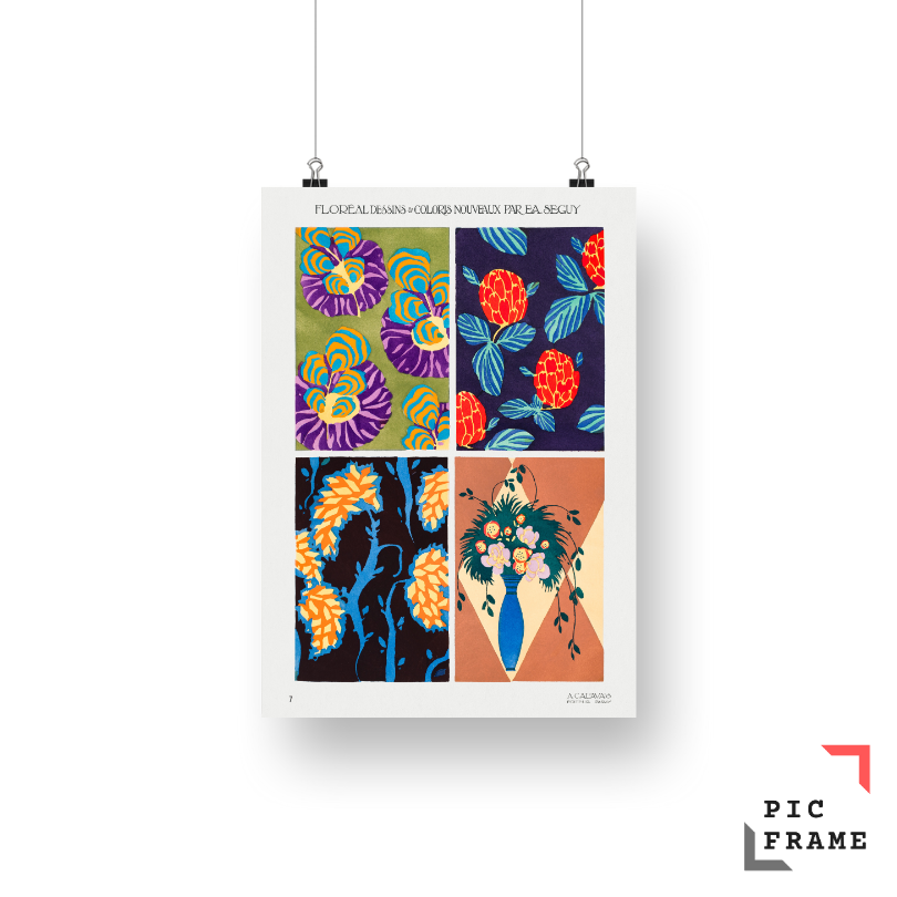 Floréal dessins and coloris nouveaux, Emile-Alain Séguy (1925) 1