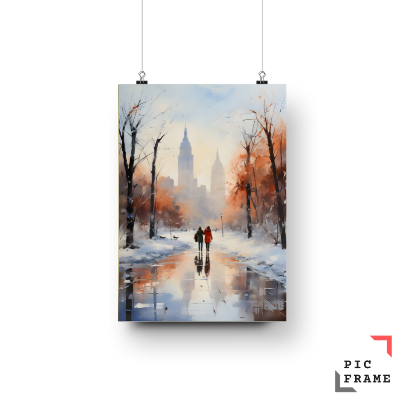 Autumn's Whisper in Winter's Embrace