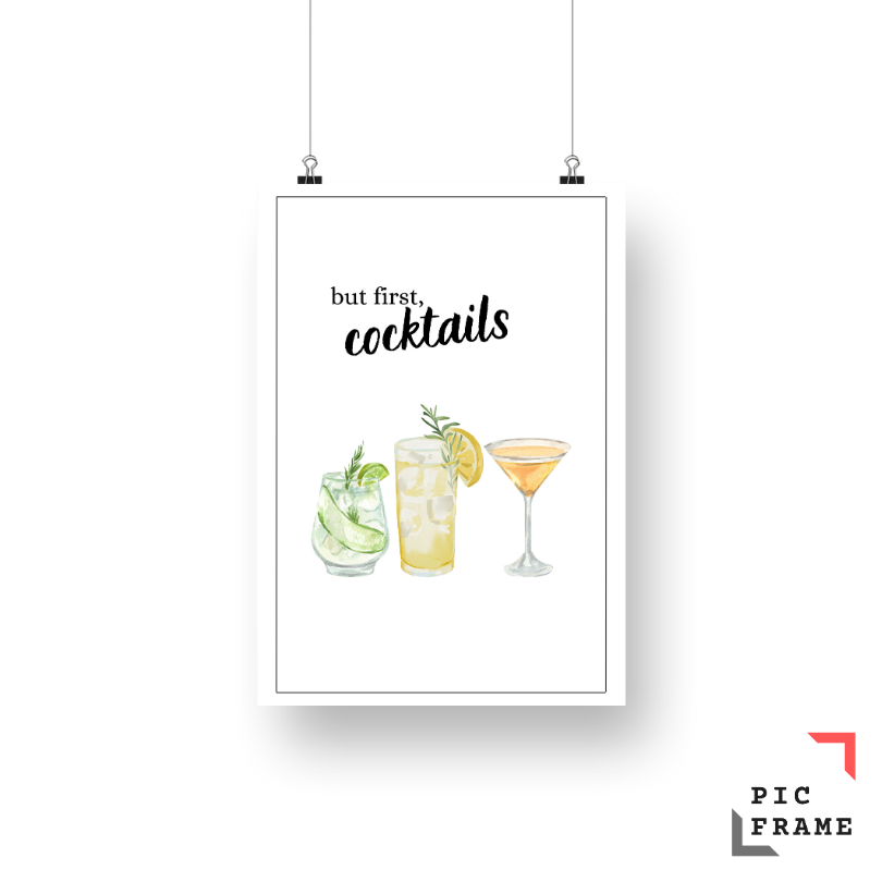 But first, Cocktails