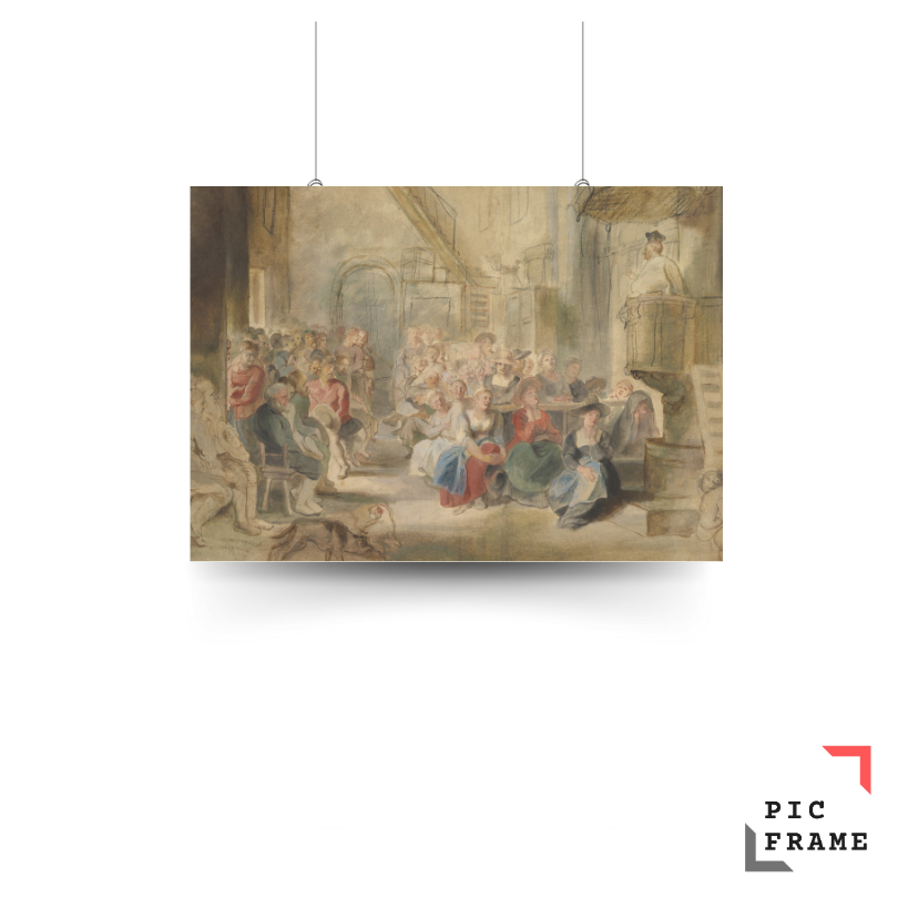 A Sermon in a Village Church by Peter Paul Rubens