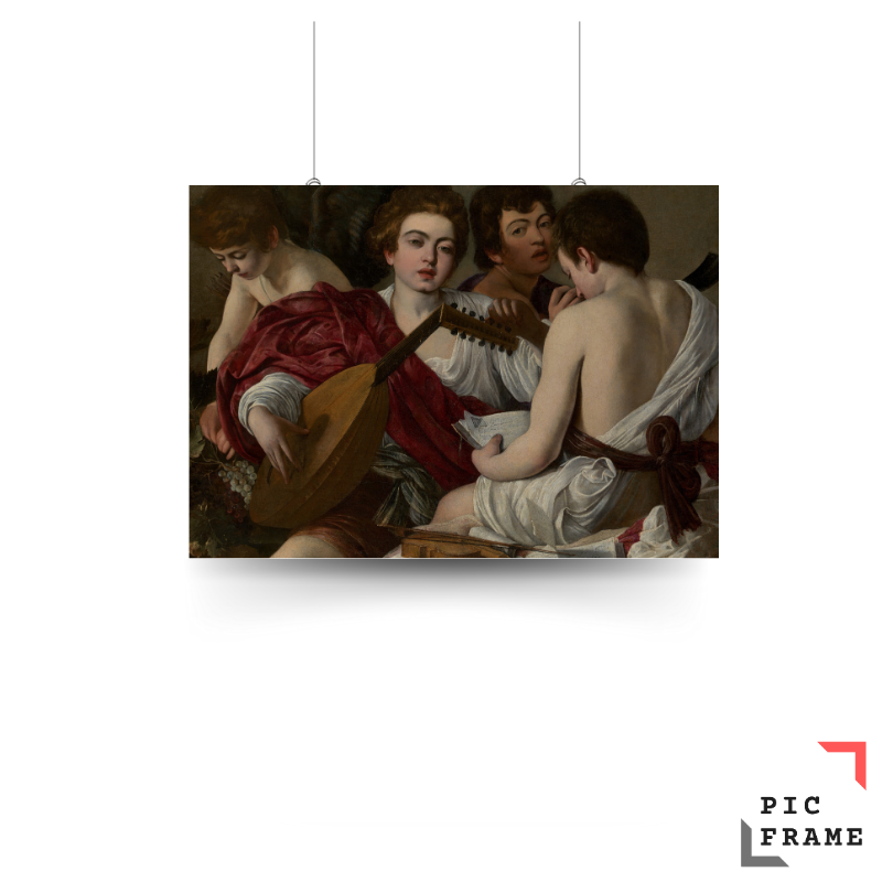 The Musicians by Caravaggio by Caravaggio (Michelangelo Merisi)