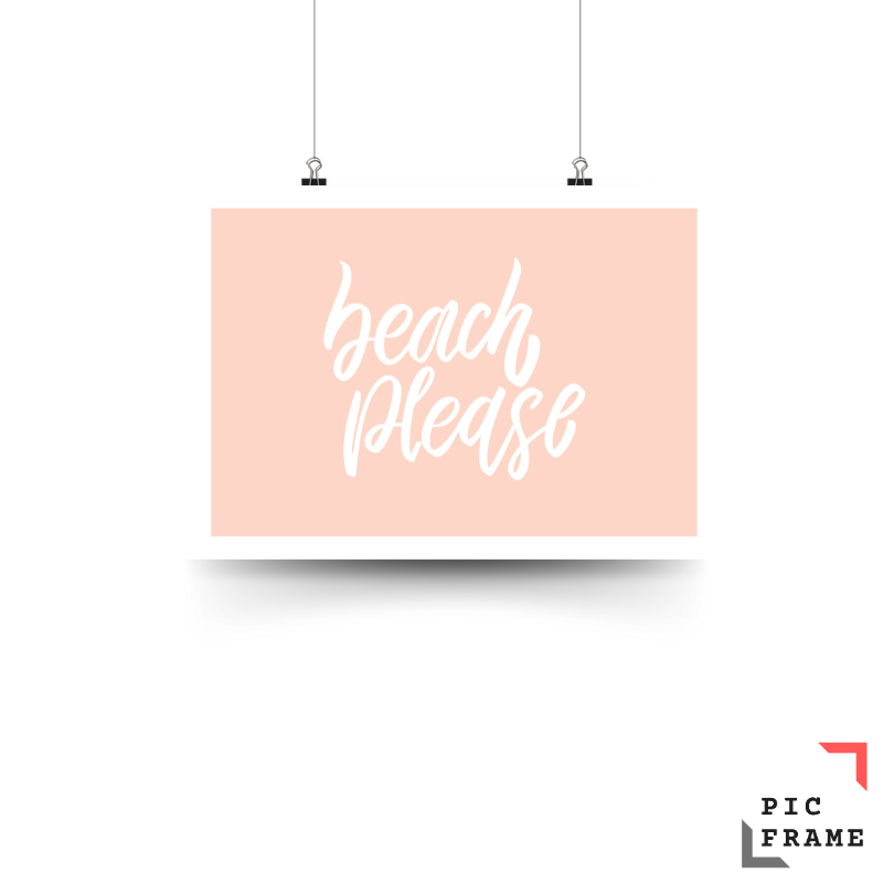 Beach Please in peach