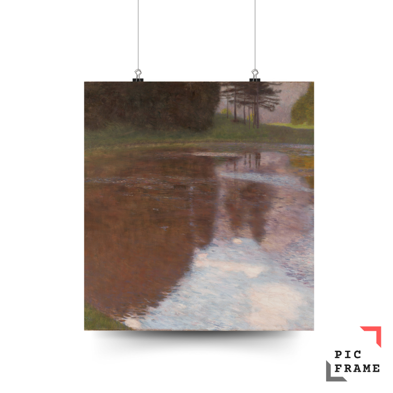 Canvas Art Tranquil Pond Egelsee near GollingSalzburg