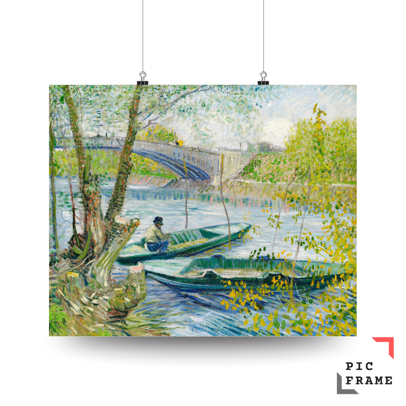 Fishing in Spring, the Pont de Clichy (Asnires)