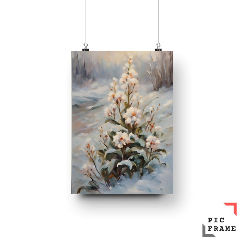 Frost-kissed Blossoms