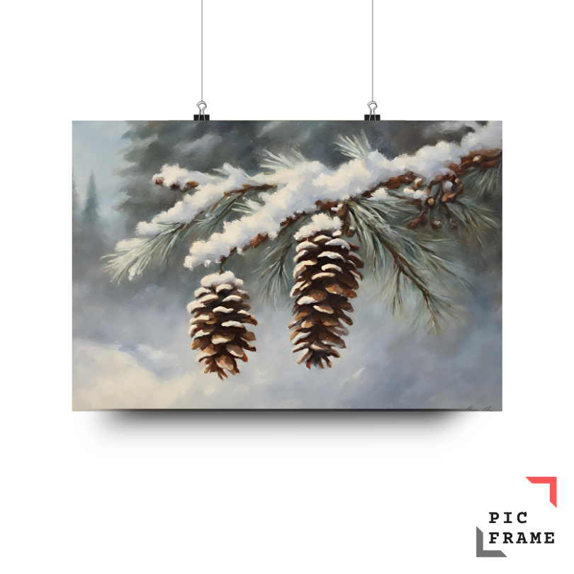 Frosted Pine Elegance