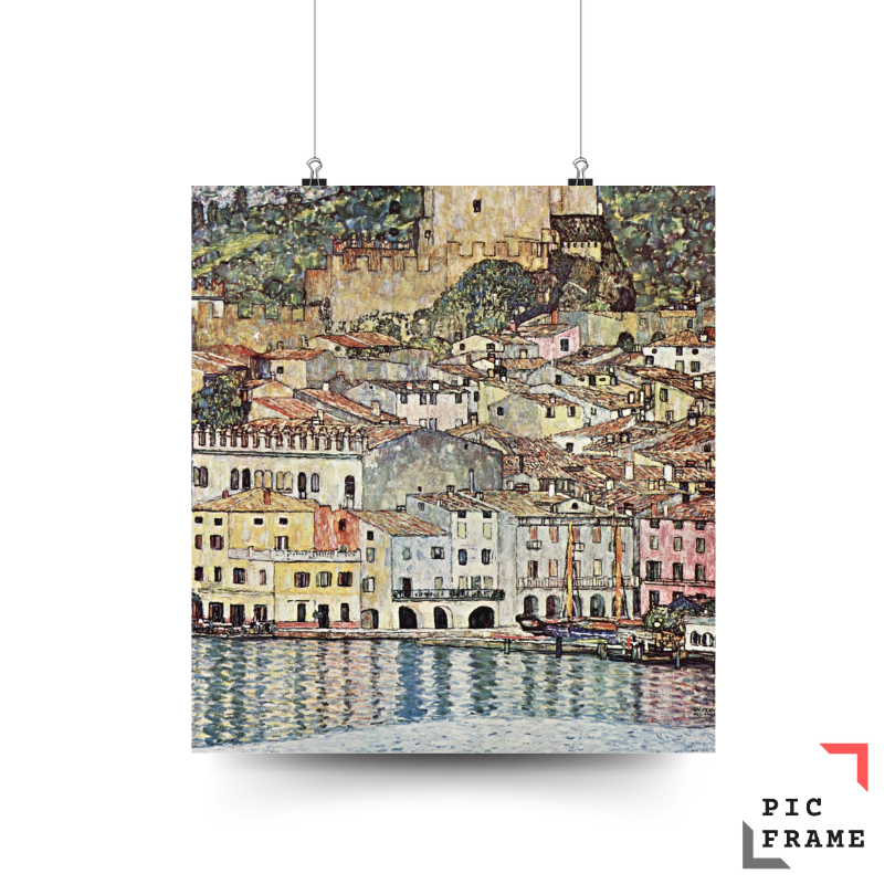 Gustav Klimt Picture 'Malcesine by Lake Garda' (1913)