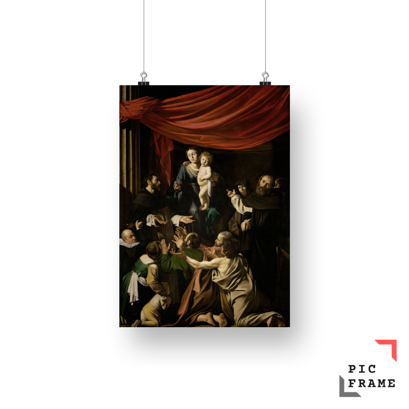 Madonna of the Rosary by Carravagio