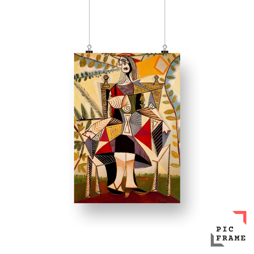 Pablo Picasso Art Print - Femme AU Jardin