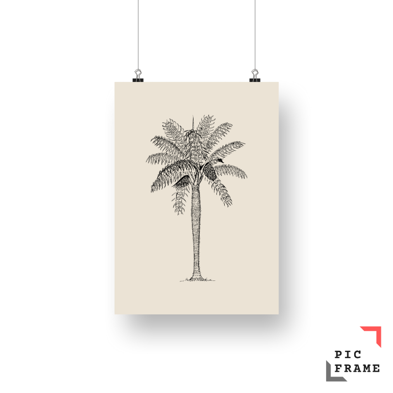 Palmtree stamp