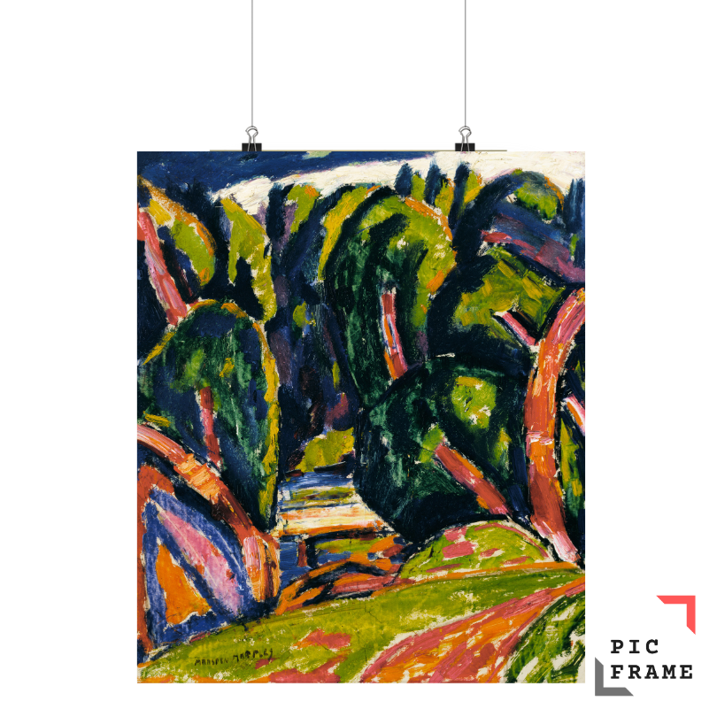 Red Tree (1910) by Marsden Hartley