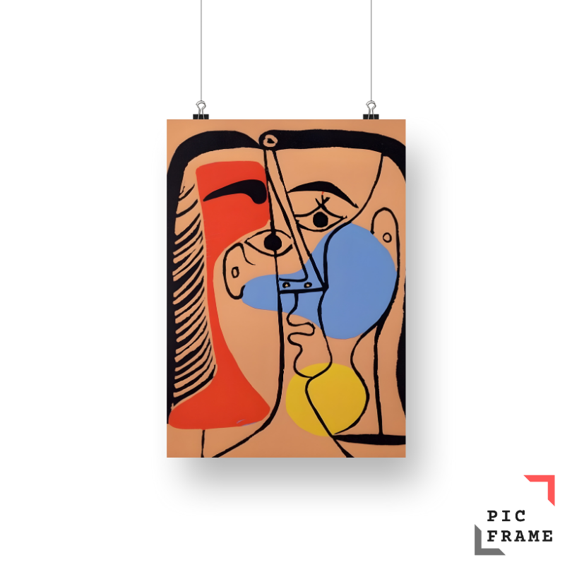 Portrait de Jacqueline aux cheveux lisses, 1962