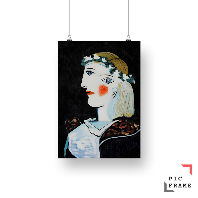 Portrait of Marie-Thérèse Walter with garland