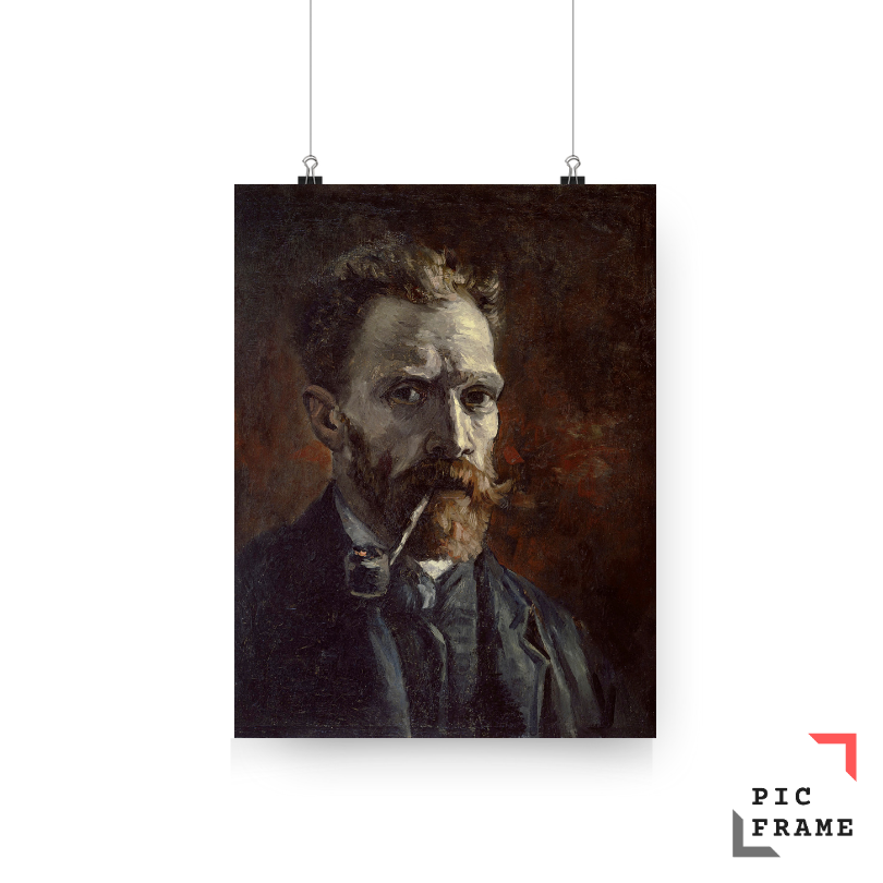 Self-Portrait with Pipe (2)