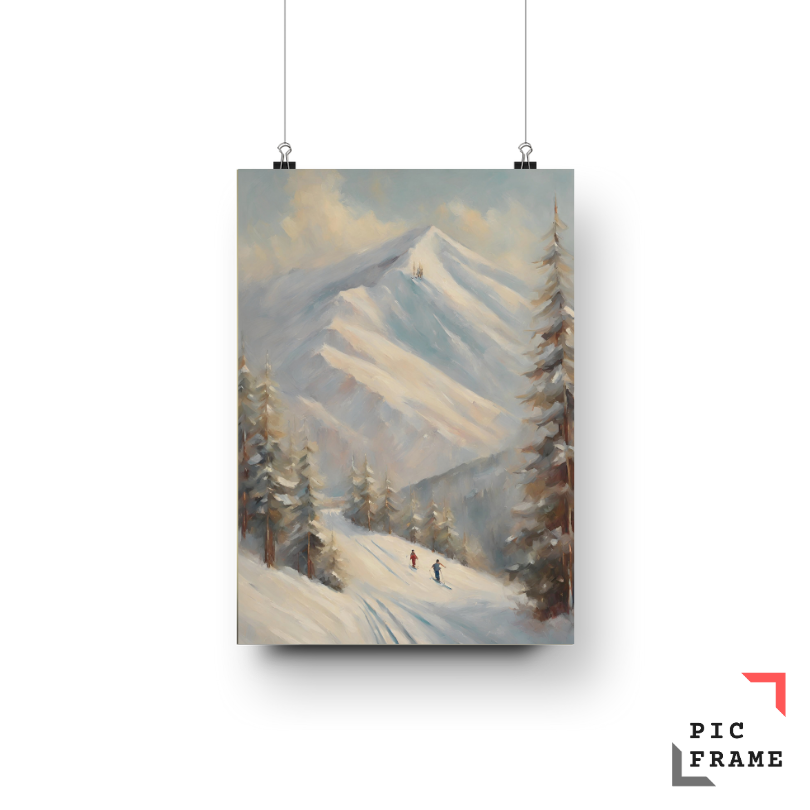 Serenity in the Snowy Peaks