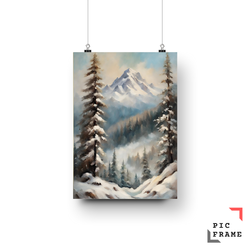 Serenity in the Snowy Peaks (2)