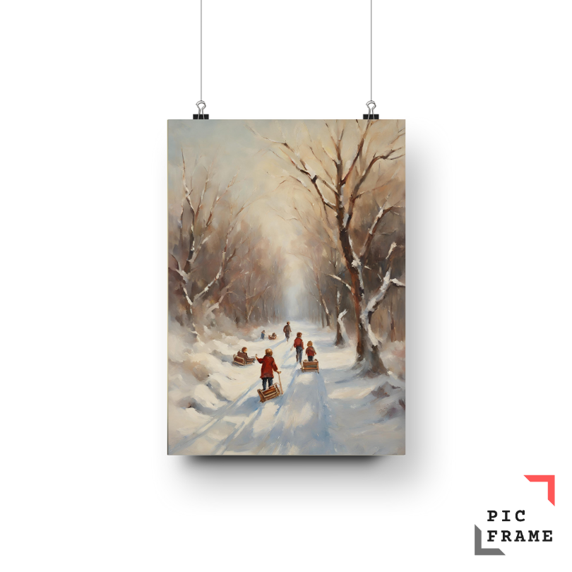 Sledding Through Winter's Magic