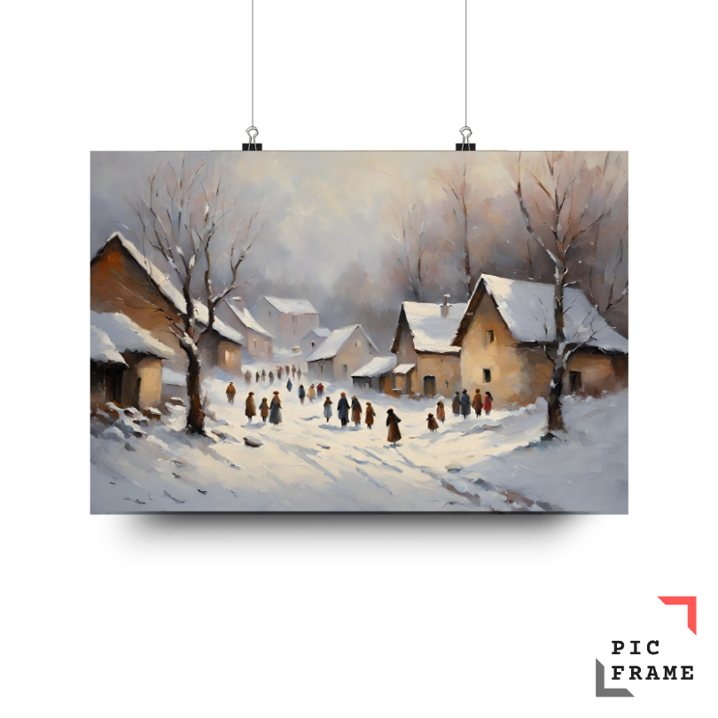 Snow-Covered Community