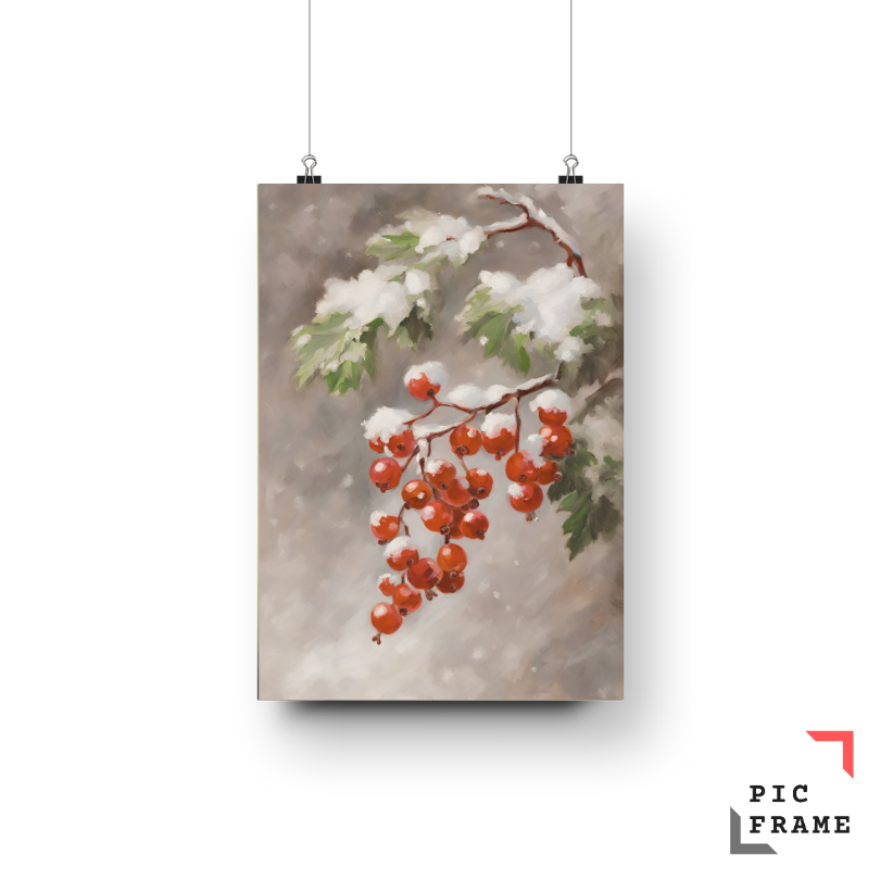 Snowy Branch Elegance