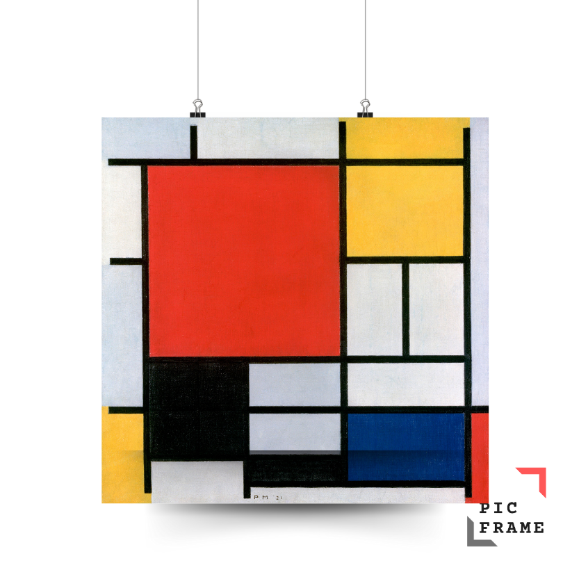 Piet Mondrian_s Composition with Red, Yellow, Blue, and Black (1921)