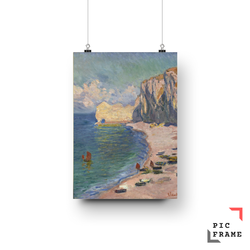 The Beach and the Falaise d'Amont