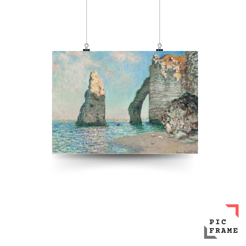 The Cliffs at Étretat (1885) by Claude Monet