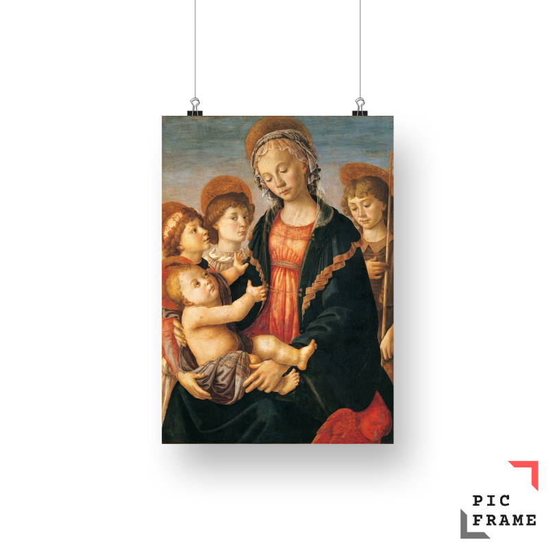 The Virgin and Child with Two Angels and the Young St. John the Baptist