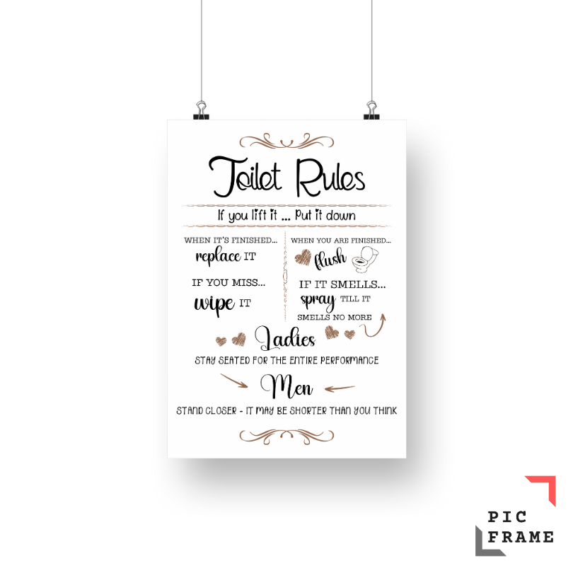 Toilet Rules