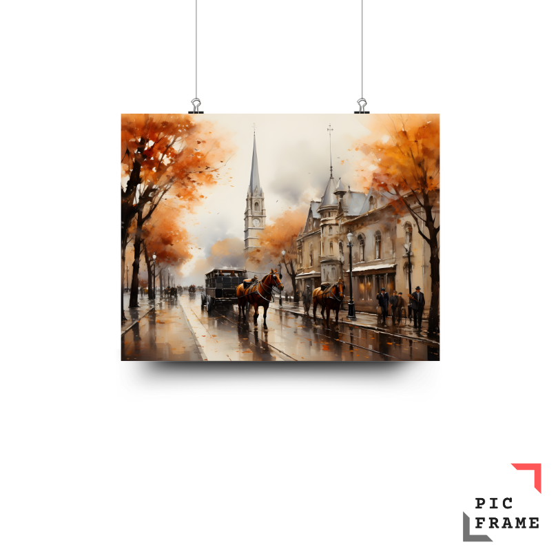 Vintage Autumn Streets