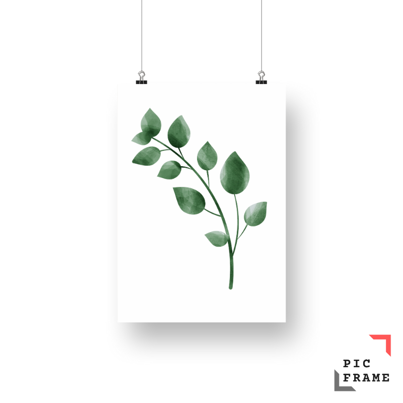 Watercolour leaves 3