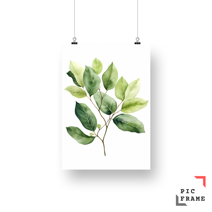 Watercolour leaves 7